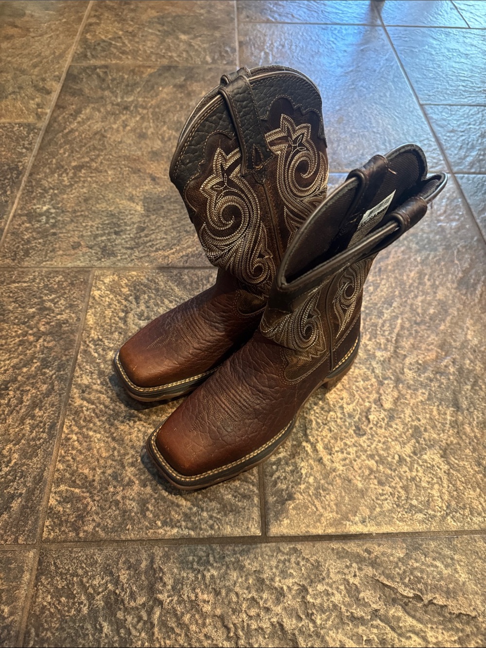 Durango 10in Western Boots w/ Slip Resistant Outsole